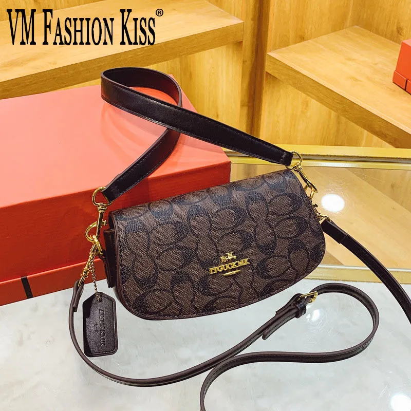 

VM FASHION KISS Женская сумка-седло с геометрическим узором, сумка через плечо, женский кошелек, маленькая сумка с клапаном, элегантная сумка под мышками