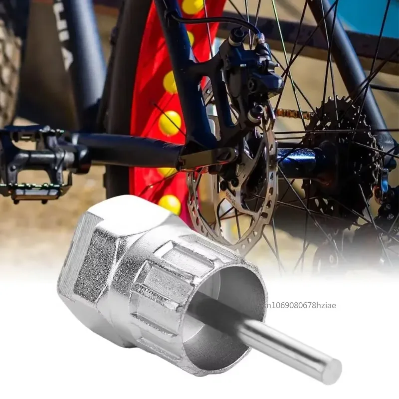 Herramienta de extracción de Cassette de bicicleta de carretera para Shimano, herramienta de mantenimiento y reparación de llave de tubo, volante libre, anillo de bloqueo