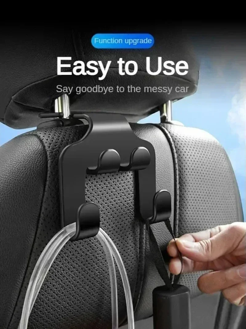 

GEFENSI Car Seat Hook Multifunctional Phone Holder Multifunctional Storage Hook For The Back Of Car Interior Seats Hanger Stora