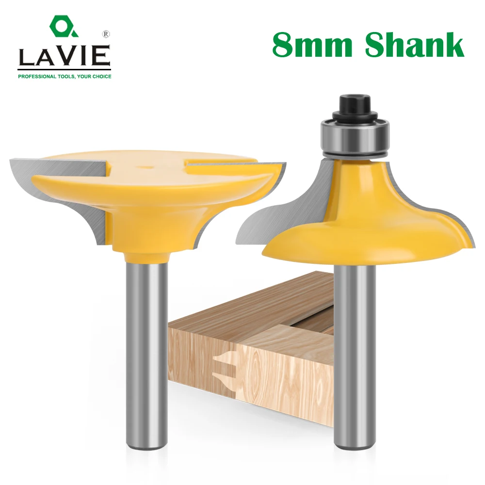 LAVIE 2pcs 8mm Shank Entry Door For Long Tenons Router Bit Woodworking Cutter Bits Tenon Cutter For Woodworking Tool MC02068