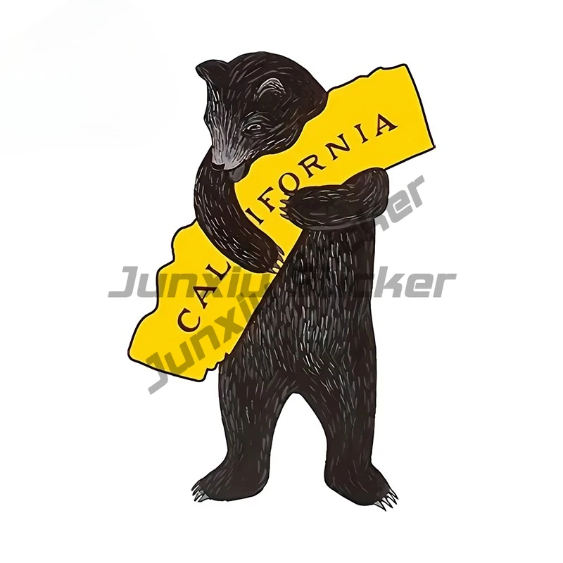 

Lovely California Cat Car Stickers Creative Personality Cartoon Decals Sunscreen Vinyl Car Wrap