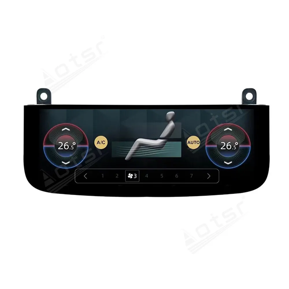 LCD Climate Touch Screen AC Panel For Maserati Quattroporte 2014-2020 Rear Row Air Conditioning Control Car Head Unit