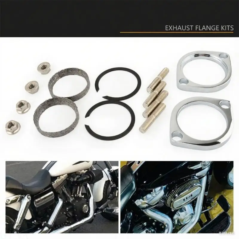 G7NA Standard-Auspuffrohr-Dichtungsscheibe aus Aluminium 6061, konstruiert für D-Avidson Traveling Tradition Bikes – Detail 8
