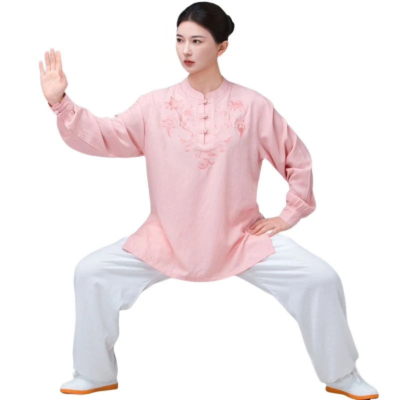 Elegant Tai Chi Uniform Set for Women Traditional Chinese Kung Fu Suit Martial Arts Training & Performance Wear