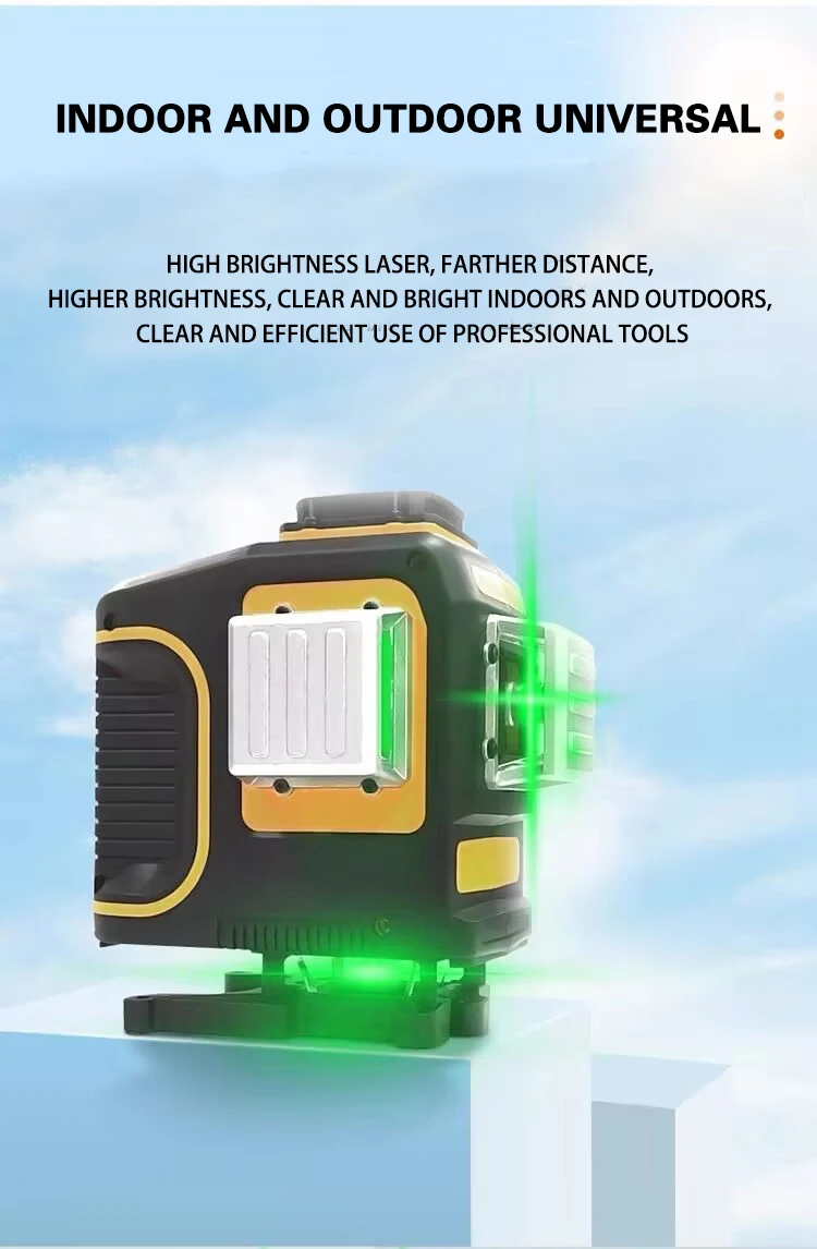 DEG 12 lines green beam Electronic Anping laser level High precision Tile tiling laser tool