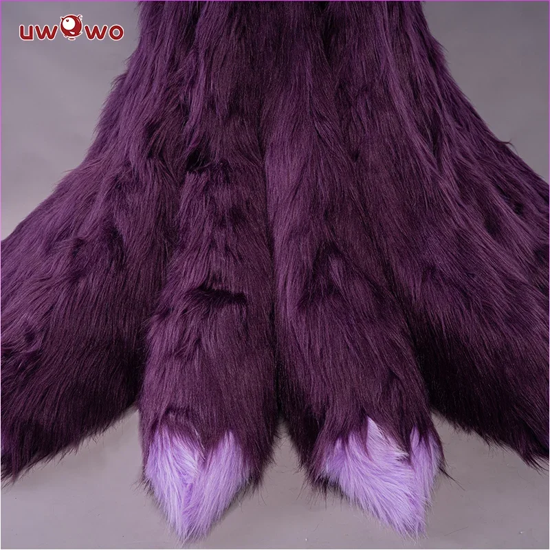 FC6UWOWO Coven Ahri Cosplay Tails Game LOL/League of Legends Coven Ahri Cosplay Tail Foxs Halloween Costumes Prop@FC8！