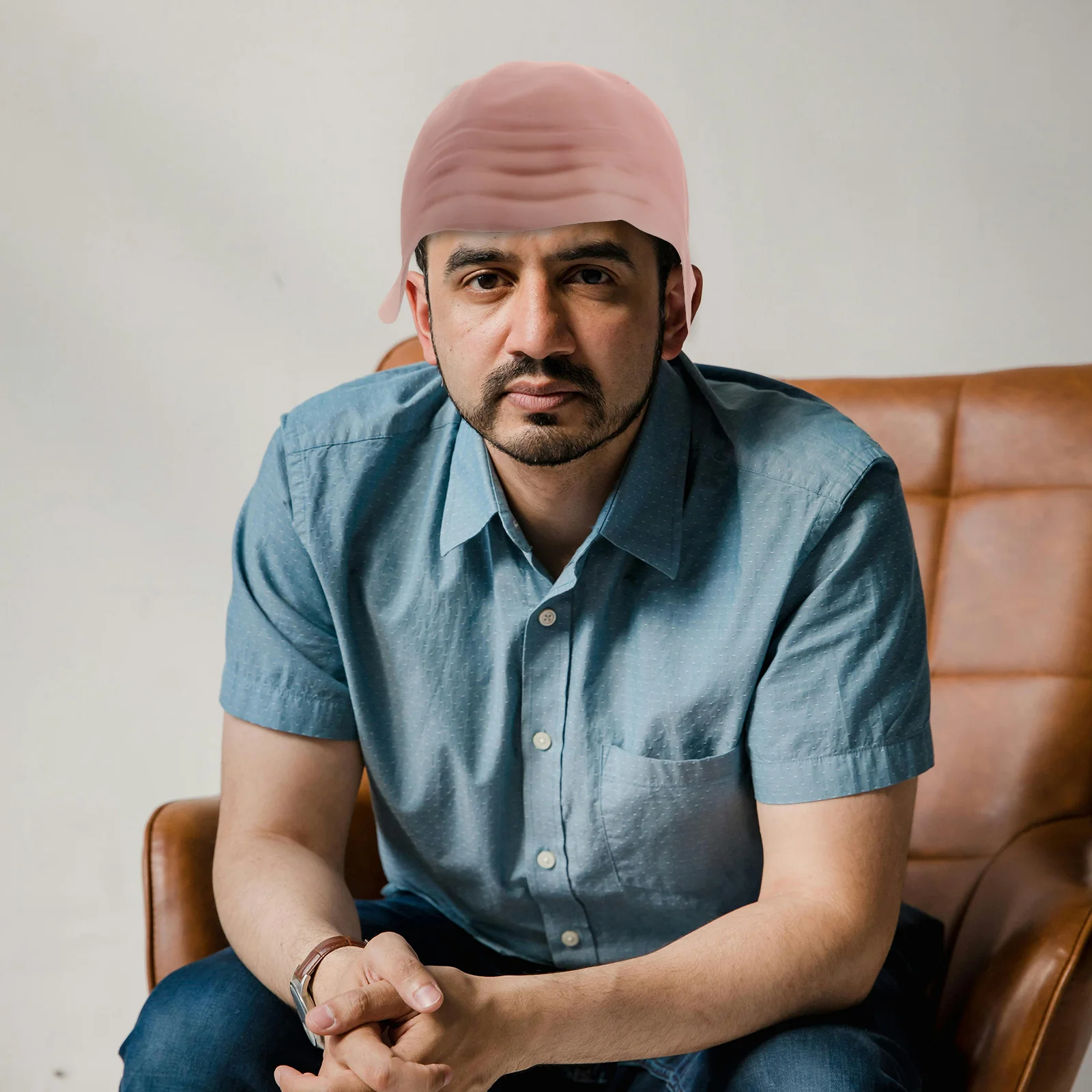 

Латексная эластичная лысая шапочка подходит для большинства косплея, вечерние макияжа, кинотеатра, латексная лысая шапка, аксессуары для косплея