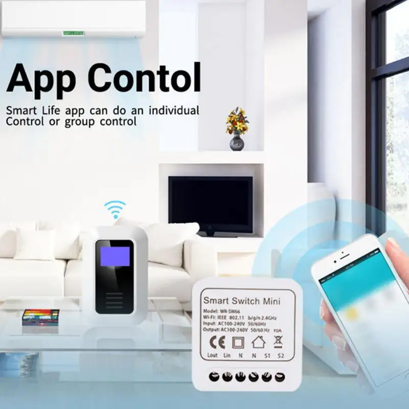 Tuya Wifi Smart Switch User-friendly Interface Enhanced Home Automation Smart Remote Control Seamless Integration Stylish Design