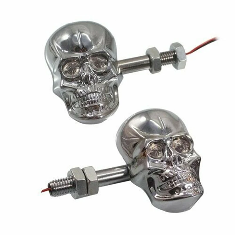 Resurrect Your Motorcycle Skull Motorcycle Integrated Taillight With Turn Signal Rear Brake Light Motorcycle Accessory