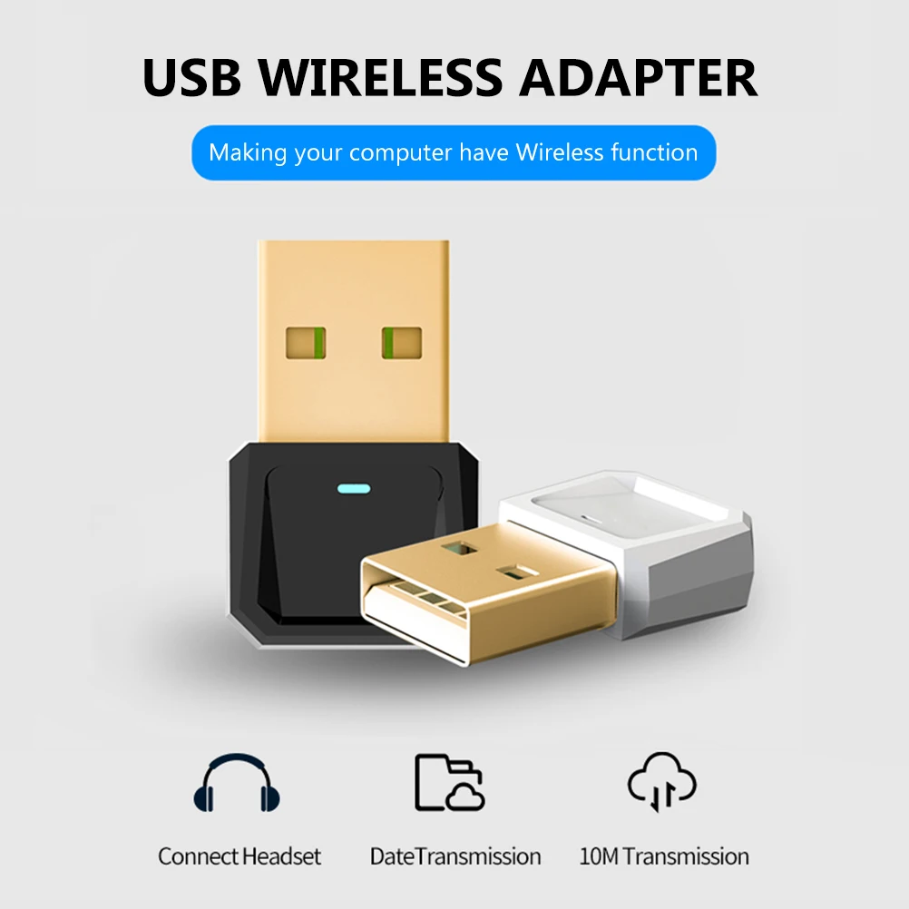 

Adapter 5.0 Wireless Audio Receiver USB Transmitter Multimedia Dongle Computer Long Distance Enhanced Signal