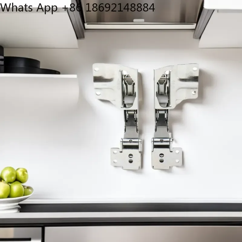 For Refrigerator Door Hinge Home Decoration Embedded Hardware Accessories Stainless Steel Hinge Water Curtain Cabinet