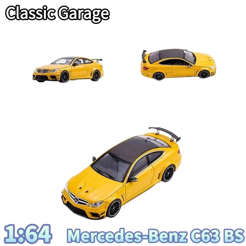

Classic Garage 1/64 C63 BS Cast-Plastic Realistic Alloy Car Model, Boys' Toy Adult Collection Decoration Item.