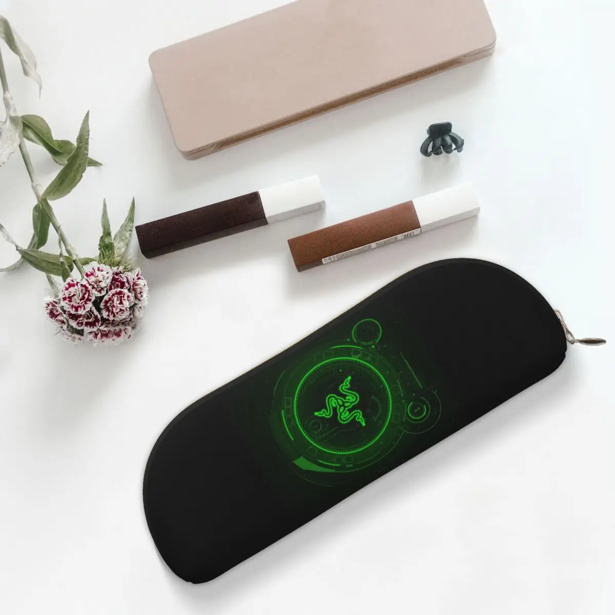 

Подставки Razer, пеналы, пенал для хранения канцелярских принадлежностей, большая коробка для ручек, сумка-карандаш для мальчиков и девочек, подарки