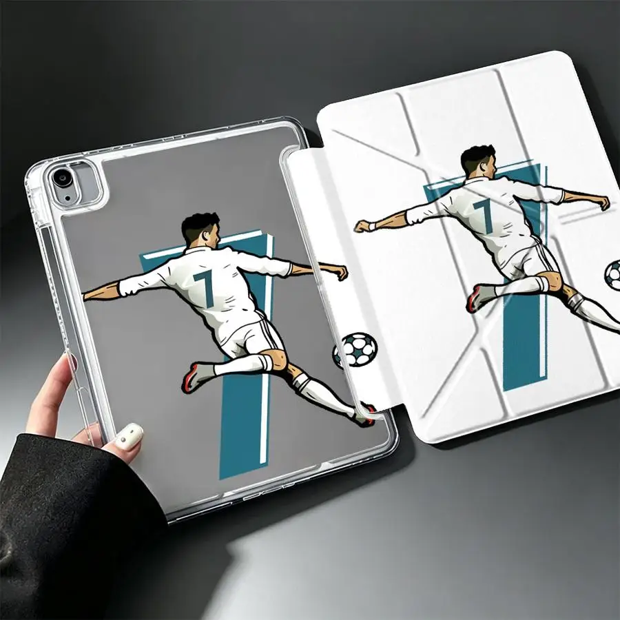 Football 7 Tablet Case For iPad Pro 13 2025 2026 Air 8 M2 M3 3 10th Gen 11th 12th Mini 7 6 5 9th With Pen Slot Cover 5
