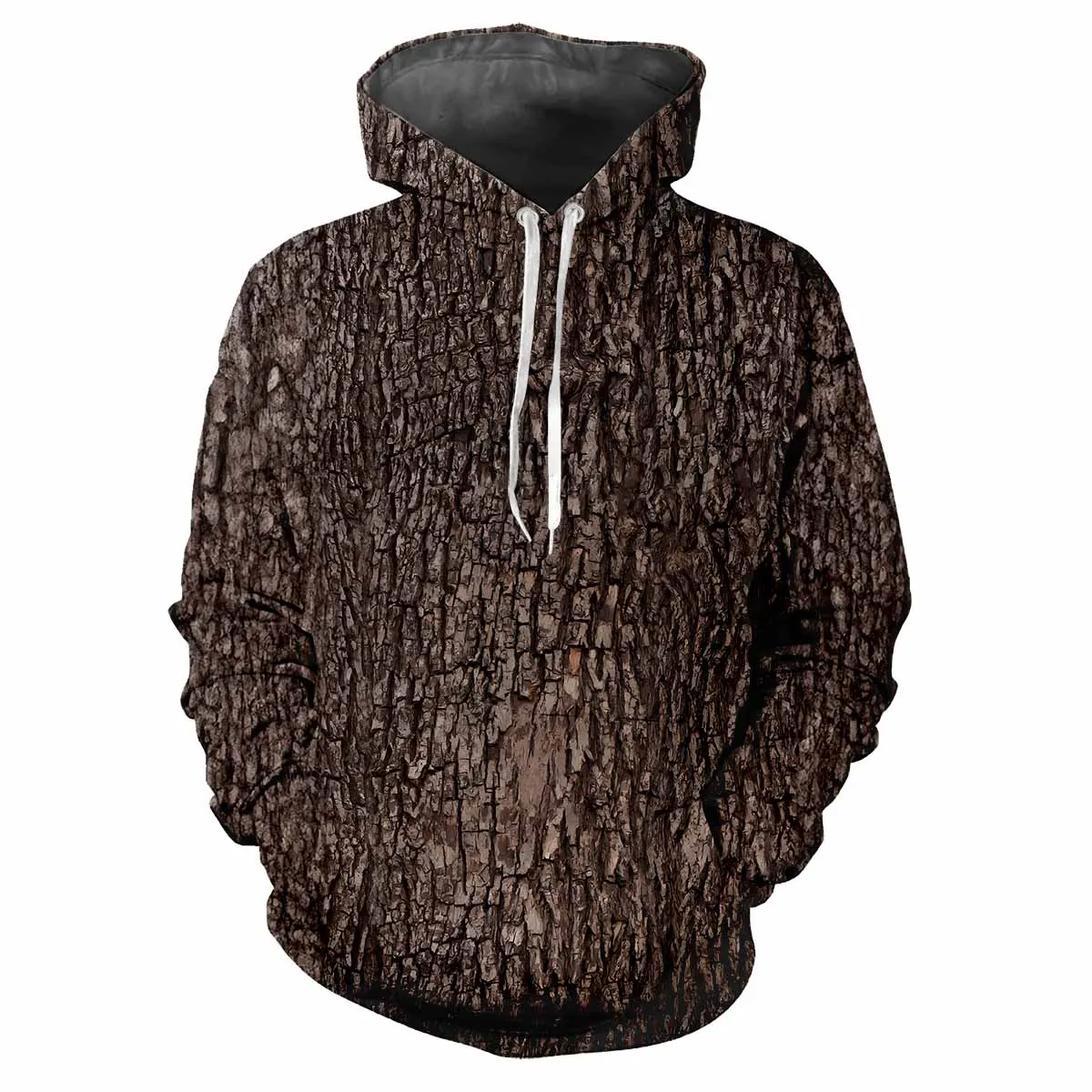 Sudadera con capucha de camuflaje para hombre, ropa informal, cómoda, suelta, tendencia callejera, animales de caza al aire libre, primavera y otoño