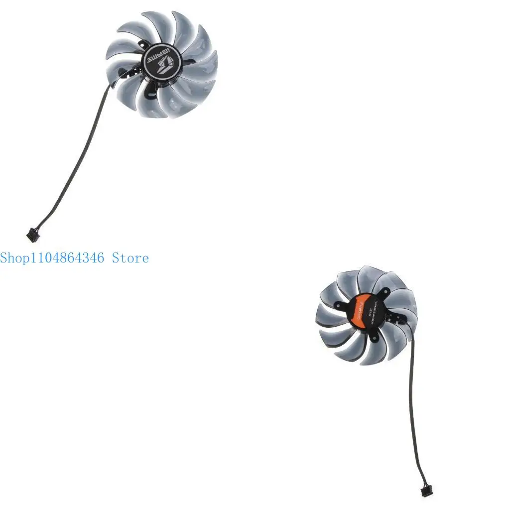 5asd GPU Cooler Fan for Colorful 2060 2070 Fan Graphics Card Cooling 4Pin 12V