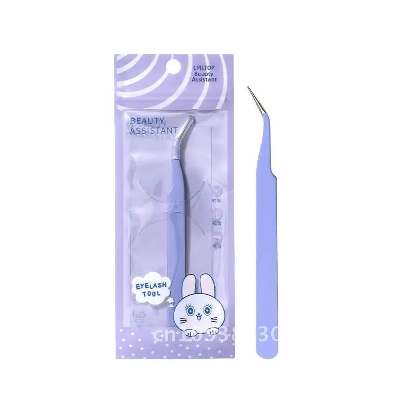 

Lamera Golden Feather Clip False Eyelash Tweezers Professional Stainless Steel Tool for Eyelash Grafting Suitable