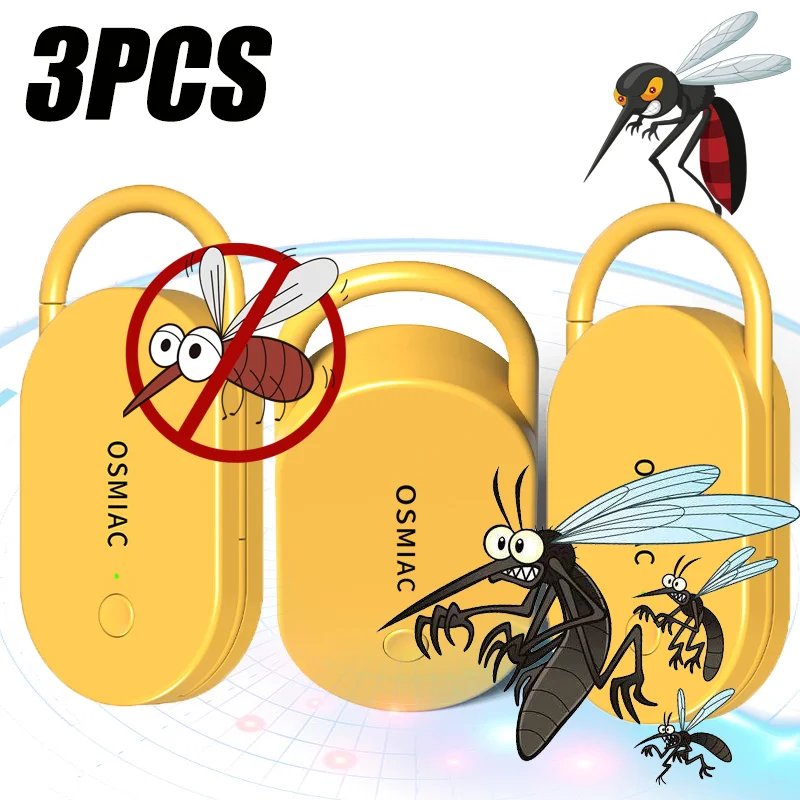 Repelente Ultrassônico Recarregável de Pragas para Verão, Anti-Mosquitos e Ratos, para Uso Doméstico, Veicular, Camping, Interno e Externo 2026
