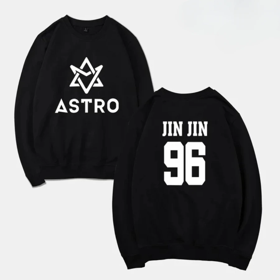 

K POP K-POP KPOP ASTRO Album Oversized Hoodie Women Men O-neck Long Sleeve Crewneck Sweatshirt Casual Tracksuit Couple Clothes