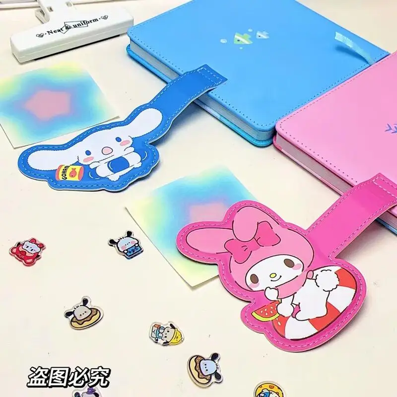 Sanrio Kuromi Notebook Cartoon Anime Cute My Melody Cinnamoroll Pochacco Diary Fashion Color Page Ledger Kawaii Holiday Gifts