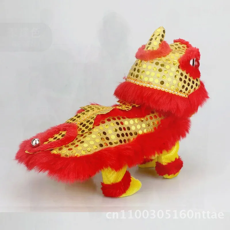 obot Giocattoli interattivi leone Animale di peluche elettronico Animale domestico che cammina Leone danzante elettrico Carica USB Musica Giocattolo LED per bambini Gif