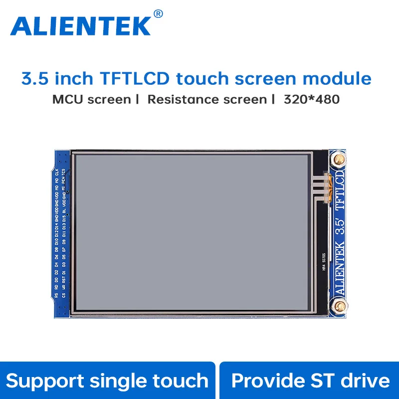 

Сенсорный ЖК-дисплей ALIENTEK MCU, 3,5 дюйма, TFT, с разрешением 320*480, STM32, ЖК-дисплей, сенсорный экран, монитор для дисплея Arduino