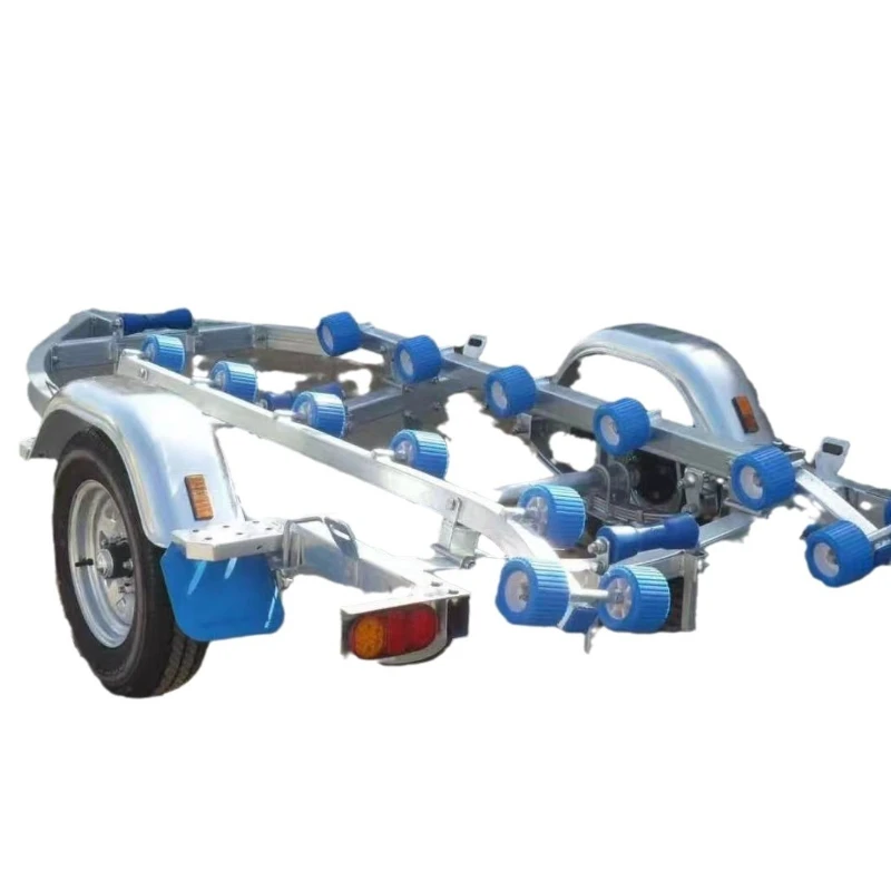 Marine Trailer Assault Boat Speedboat Luya Boat Fiberglass Boat Transport Trailer Multi-specification Size Trailer Rack