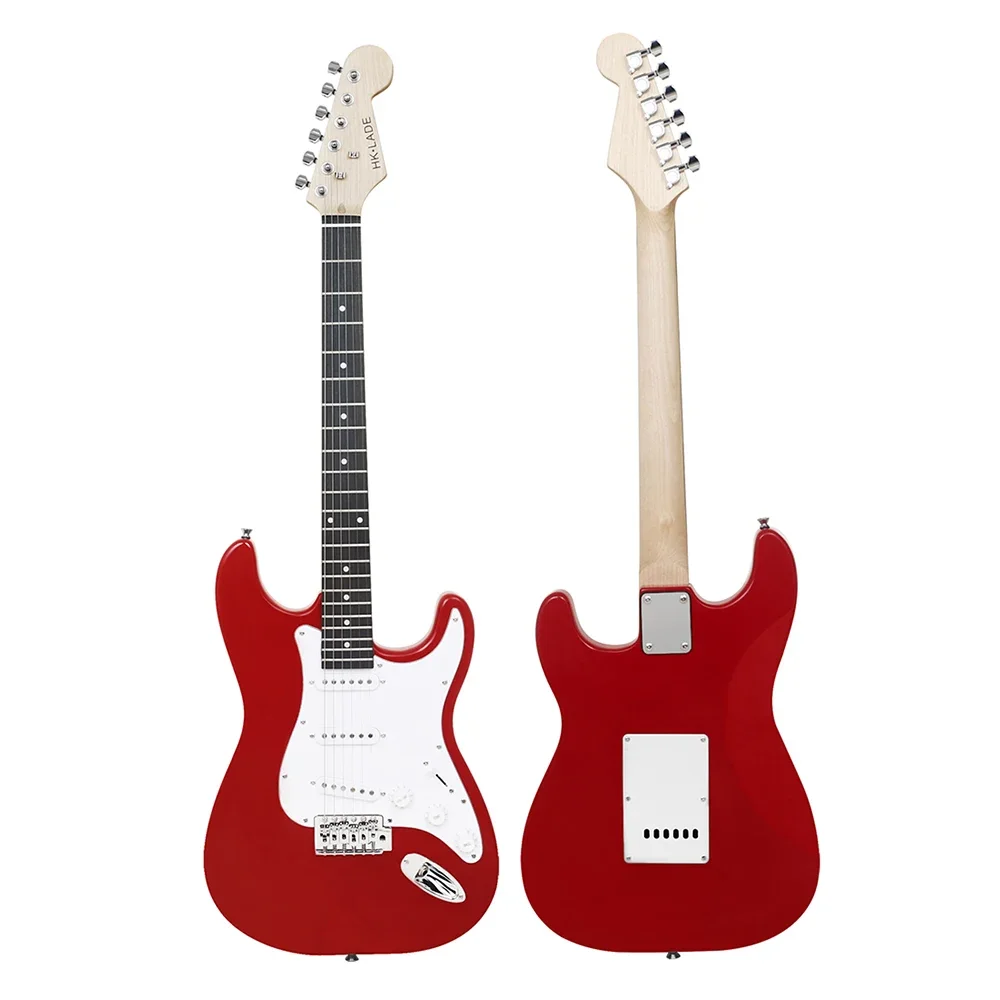 HK·LADE Electric Guitar 39 Inch 6 Strings 22 Frets Maple Body Rosewood Fingerboard Electric Guitarra With Bag Amp Strap Tuner