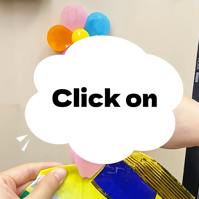 

2 In 1 Magnetic Fridge Magnets Flower Type Multifunctional Sealing Clips For Food Storage Food Sealing Clips Kitchen Accessories