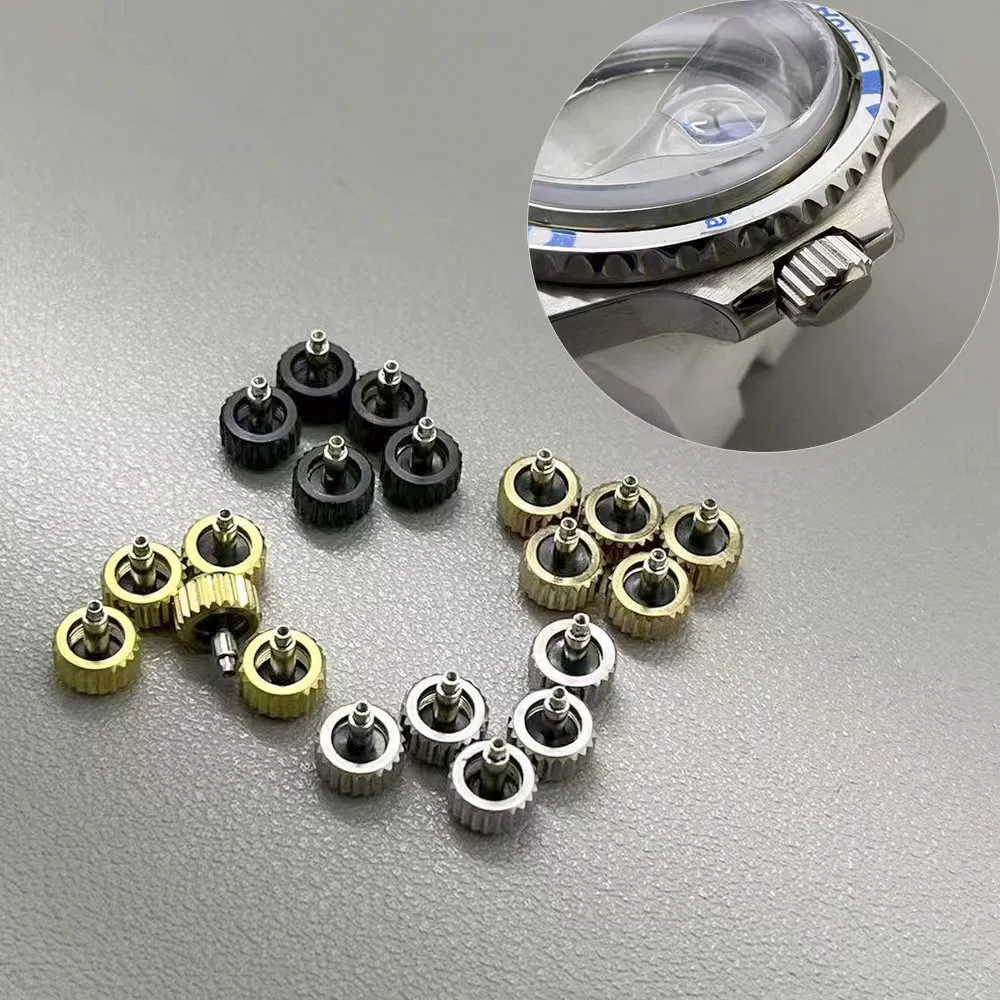 2813 8215 NH35 Series Crown Accessories Are Available in Silver, Black, Gold, and Rose Gold Finishes, and Are Specifically Desig
