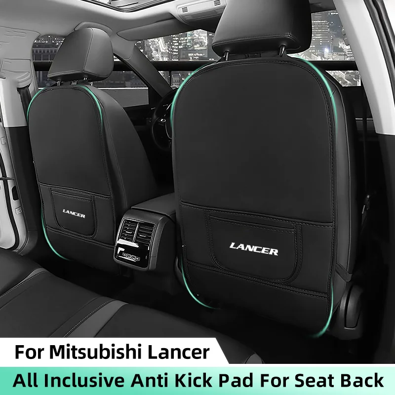 

Автомобильные противоударные коврики для Mitsubishi Lancer 10 9 EV X Asx, защитный чехол для спинки сиденья для детей, задний ряд, противогрязные подушечки