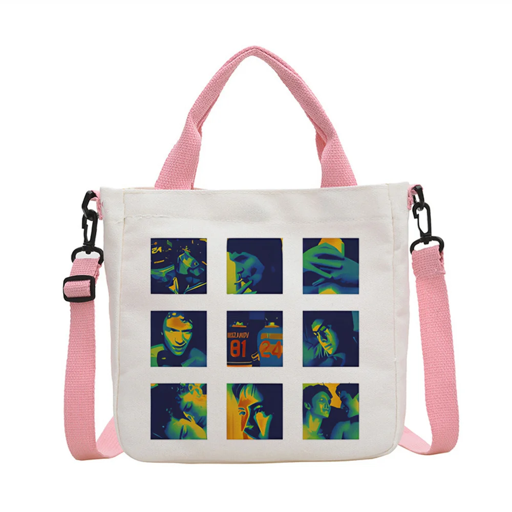 Heated Rivalry tote bag reusable grocery shopper bolsas de tela personnalisable woman