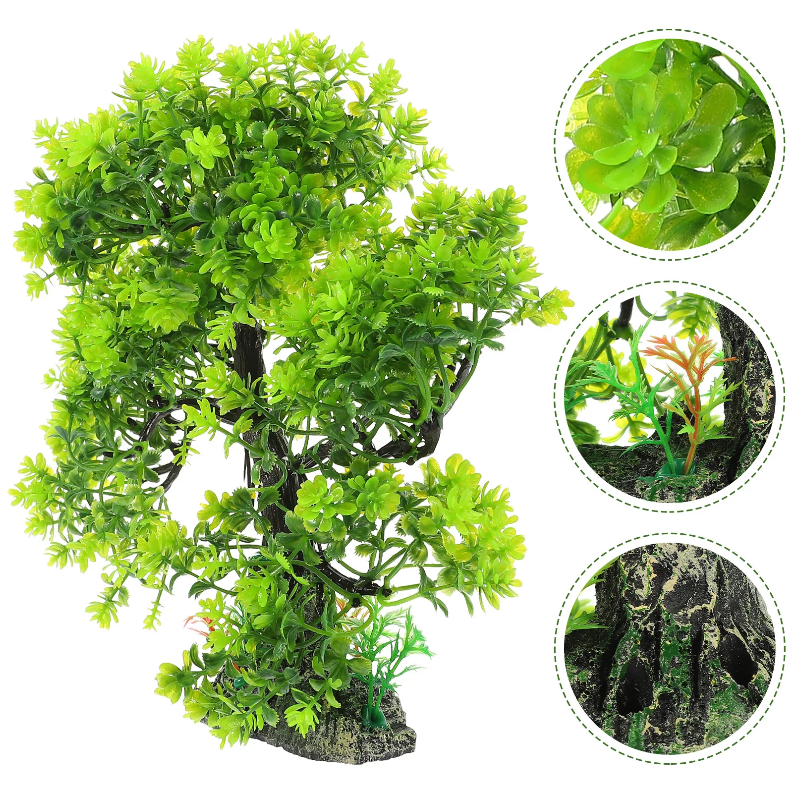 

Artificial Aquarium Tree Resin Craft Tank Decor Landscape Ornamental Aquarium Plant Decoration Fish Tank Tree