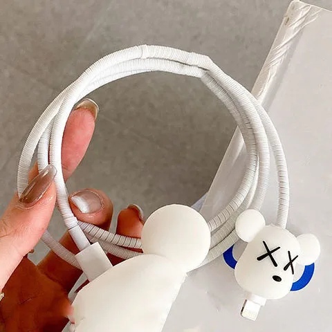 New Cute cable Both ends bite protector for for iPhone X XS 11 Pro Max XR 6 6S 7 8 Plus iPad mini 2 3 Air Phone Charger Cables