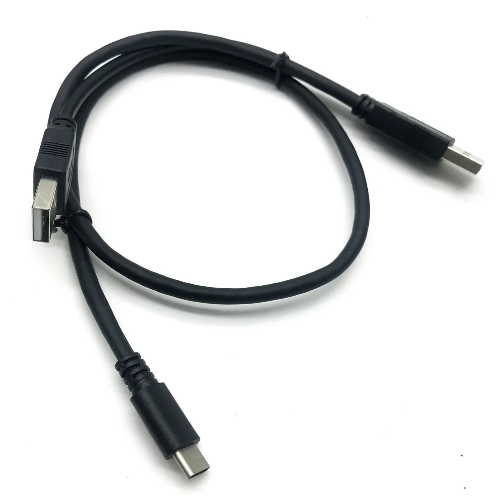 USB 2.0 podwaja kabel typu 2A mikro usb męski typ Mini-c męski USB3.0 do Micro-b do kabla z datą napędu przenośny dysk twardy