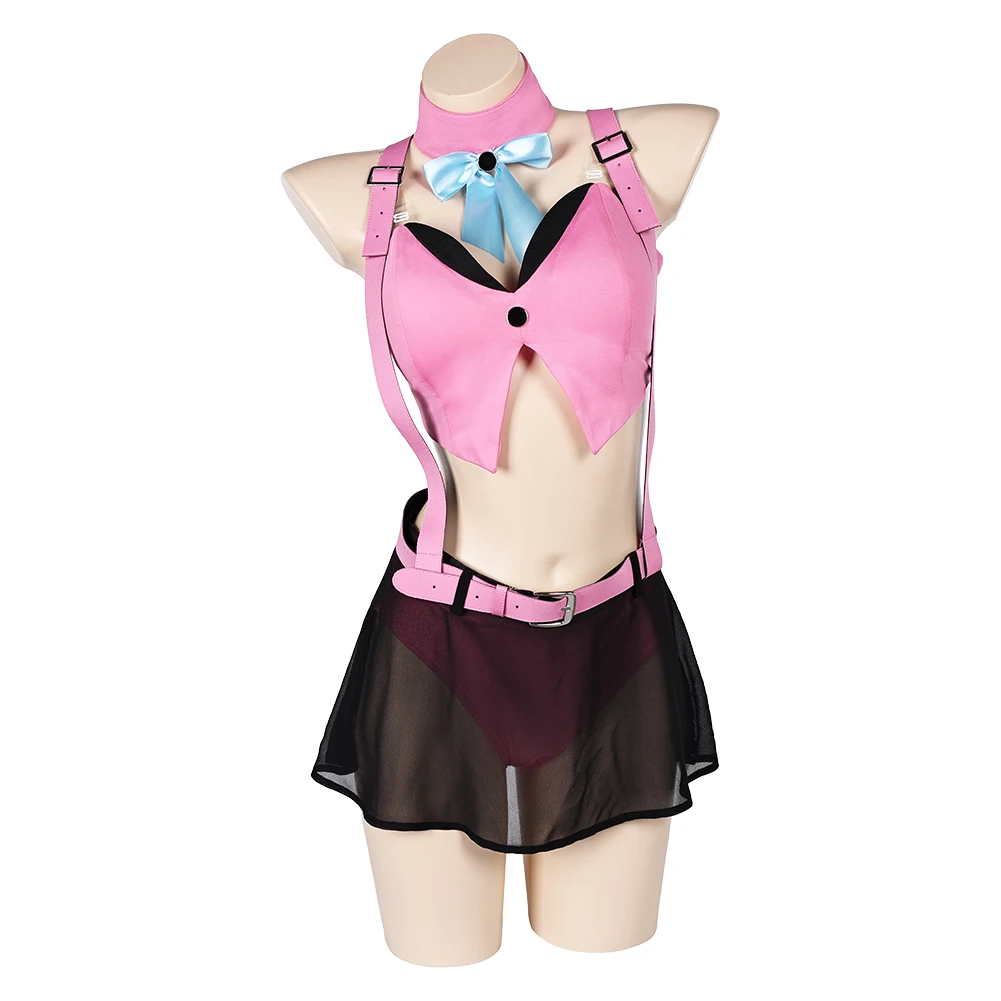 Aerith Gainsborough Bunny Girl Cosplay Swimsuit Bikini Final Cosplay Fantasy VII Ever Crisis FF7 Costume Women Halloween Suit