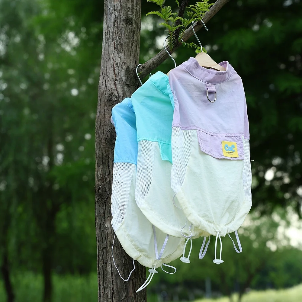 Trendy Dog Hoodie Lightweight Pet Clothes Outdoor Puppy Vest Breathable Sweatshirt Causal Wear for Small Medium Dogs Spring Autu