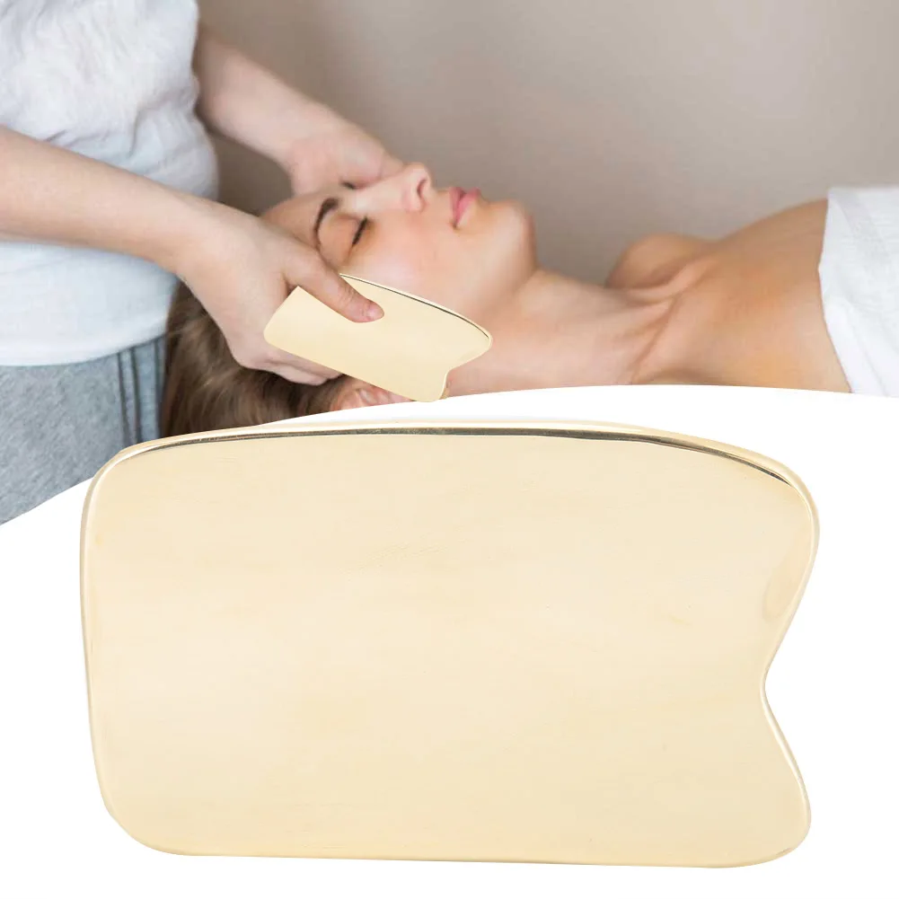 Brass Scraping Plate Scraper Massager SPA Body Massage Tool Health Care Guasha Board SPA Massage Tool