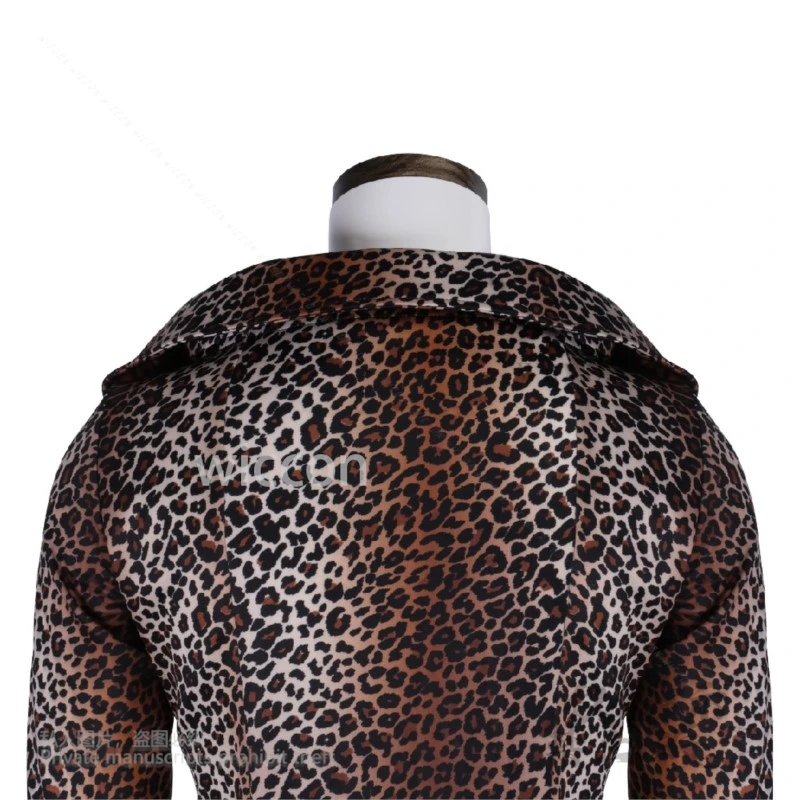 Película de Anime el quinto elemento de Cosplay disfraz divertido seguidores Rhode monos de leopardo adulto Sexy Leeloo traje de azafata de fiesta