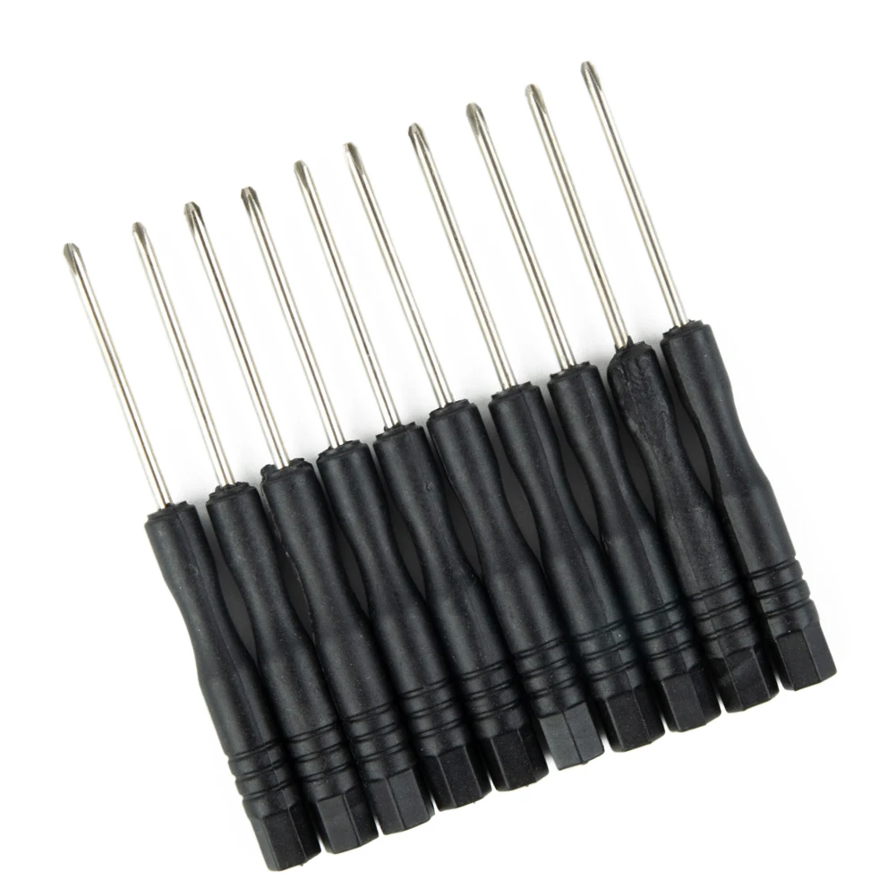 10X 3.22Inch Slotted Cross Screwdriver 2mm Multi-function Screwdrivers For Disassemble Toys Repair Hand Tool Parts