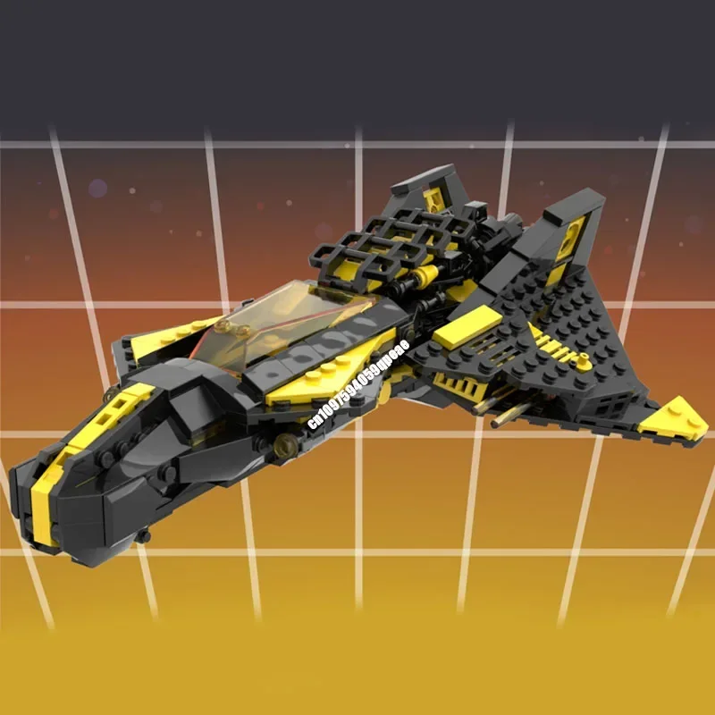 

Новинка, 407 шт., популярная космическая технология, модель Moc Heavy Fighter, головоломка на заказ, креативные идеи «сделай сам», детские игрушки, подарки на день рождения