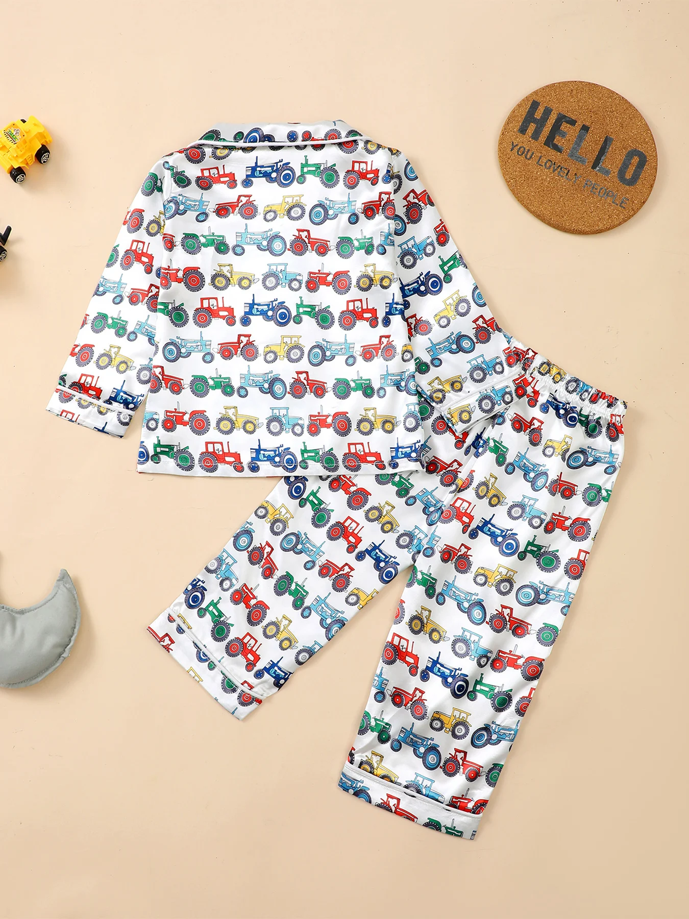 Baby Boys Car Print Turn-down  - Summer Clothing For Baby Boy 评论和价格