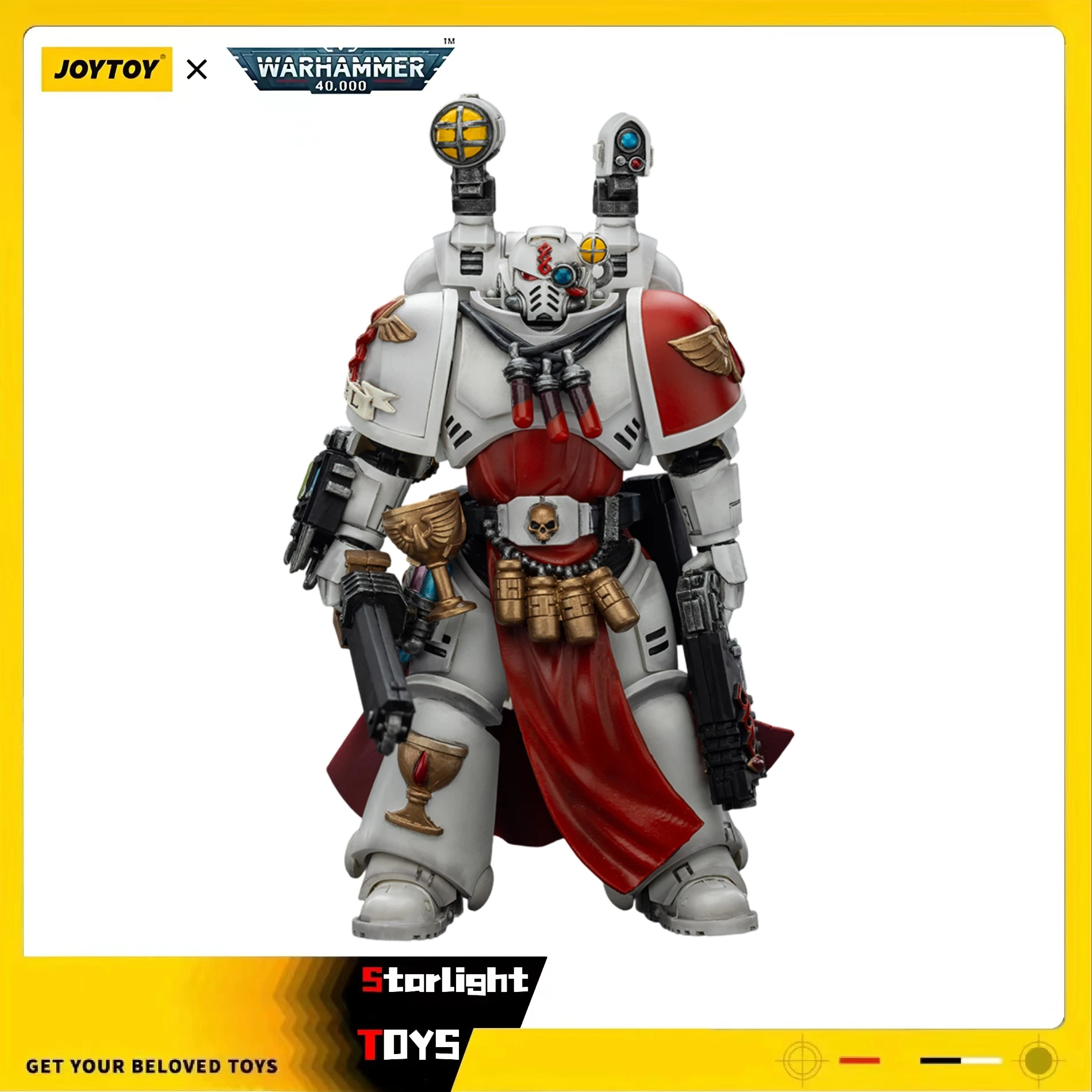 

JOYTOY 1/18 Фигурка Warhammer 40K Blood Angels Sanguinary Priest с тяжелым болтом Пистолет Chainsword Narthecium