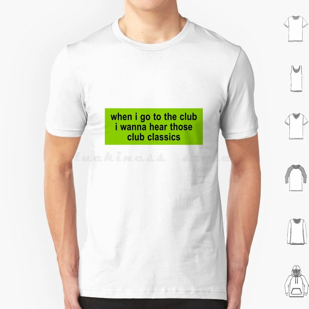 Club Classics T Shirt 6xl Cotton Cool Tee Club Classics Charli Xcx Charli Xcx Club Classics Brat Song Album Music Lyrics Pop