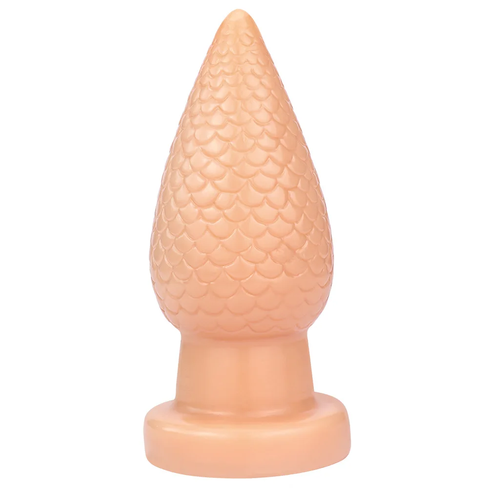 Tannenzapfen Anal Plug Weiche Große Anal Sex Spielzeug Für Frauen Männer  Homosexuell Prostata Massage Großen Butt Plug Anal Expansion ausbildung Sex  Shop