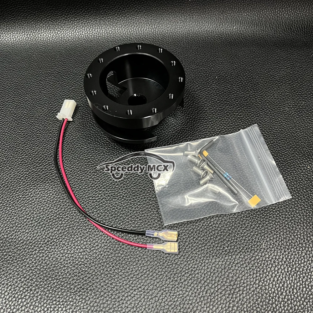 Car Steering Wheel Connector Aluminum Hub Adapter Sport Steering Wheel Base For Wuling Mini  MINIEV   Macaron