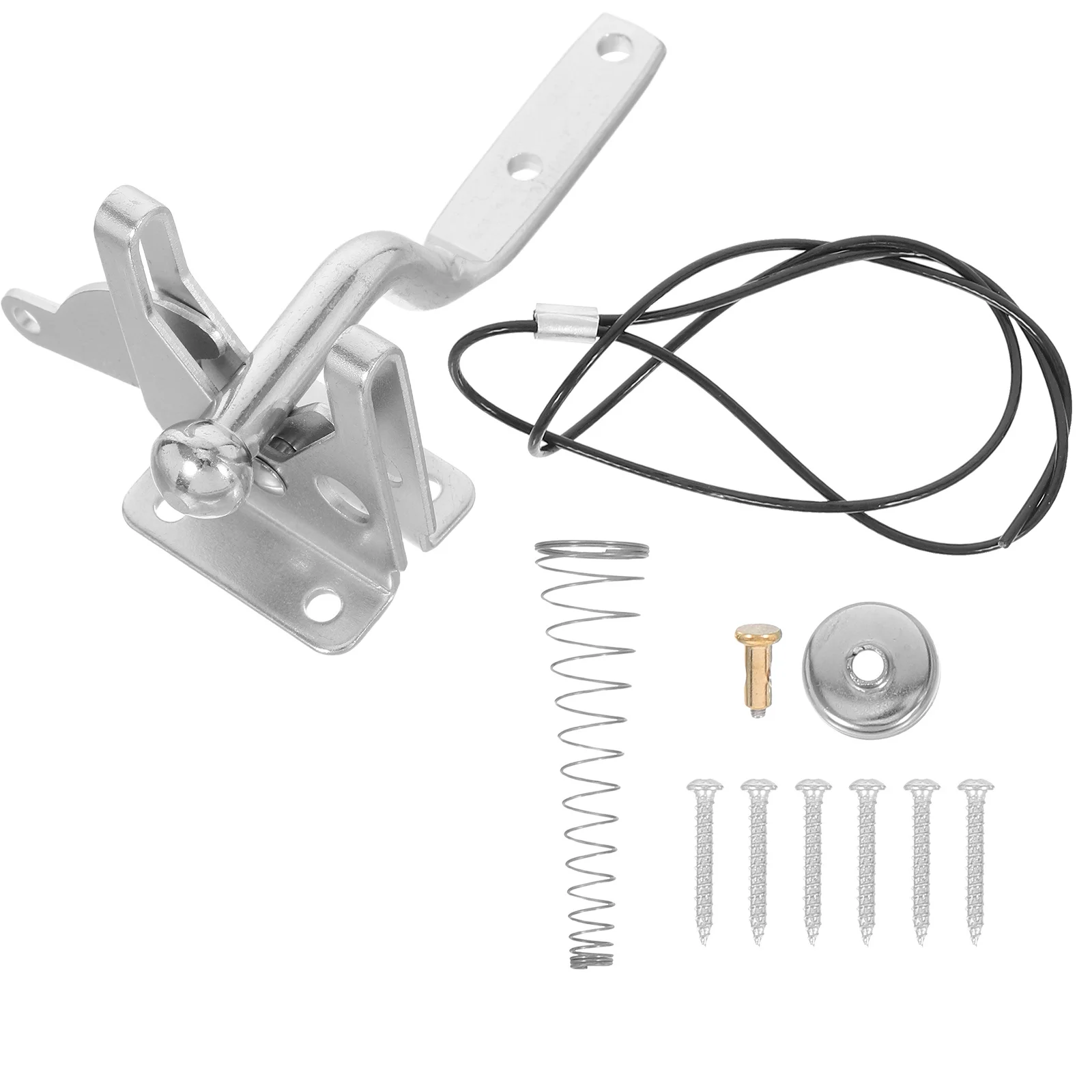 

Garden Gate Latch Durable Heavy Duty Door Catch for Fence Yard Farm Metal Gates Outdoor Spring Loaded Latch