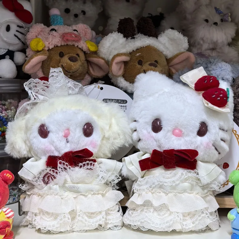 

Японский мультфильм, милый Sanrios, серия клубничных тортов, Куроми, плюшевая сумка, кулон, кукла, брелок, подвесное украшение, подарок