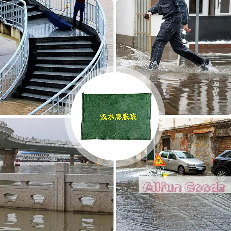 Flood Barrier Bag - [T5]Water Absorbent Sandbags Flood Barrier Bags