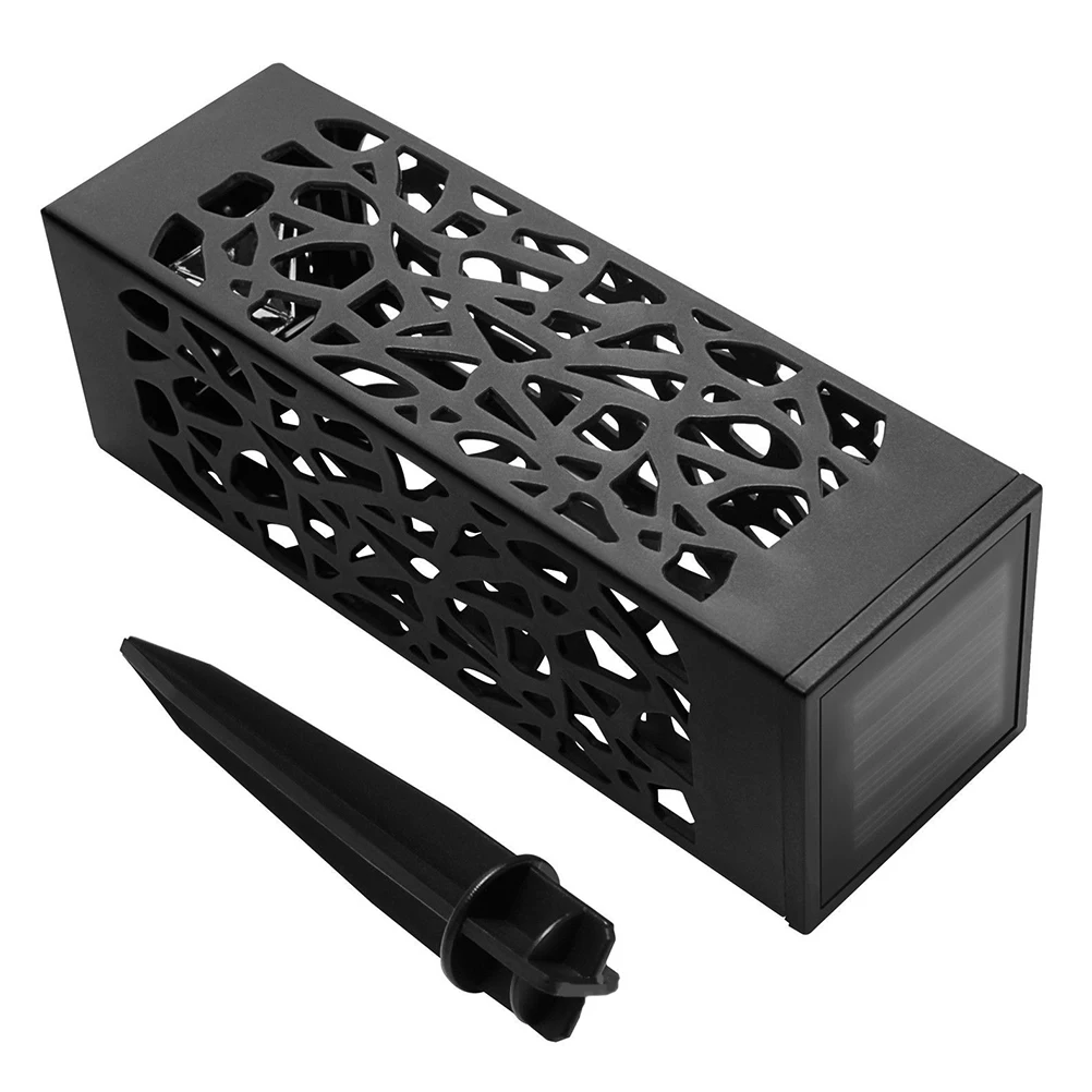 

6pcs Solar Lawn Lights Durable Hollow Out Garden Lamp Ground Plug Light For Outdoor Courtyard Yard Park Decoration Solar Powered